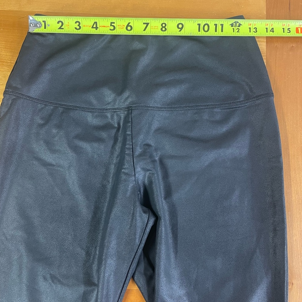 Rachel Zoe black faux leather leggings medium - Picture 6 of 9